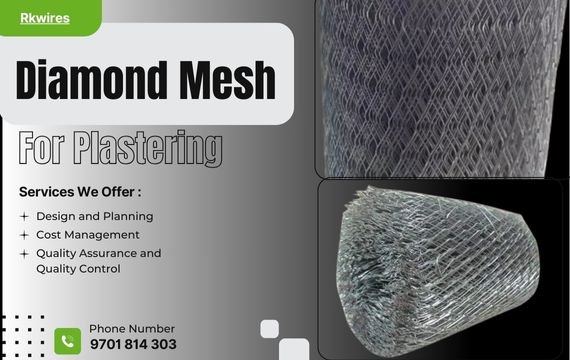 Diamond Mesh for Plastering